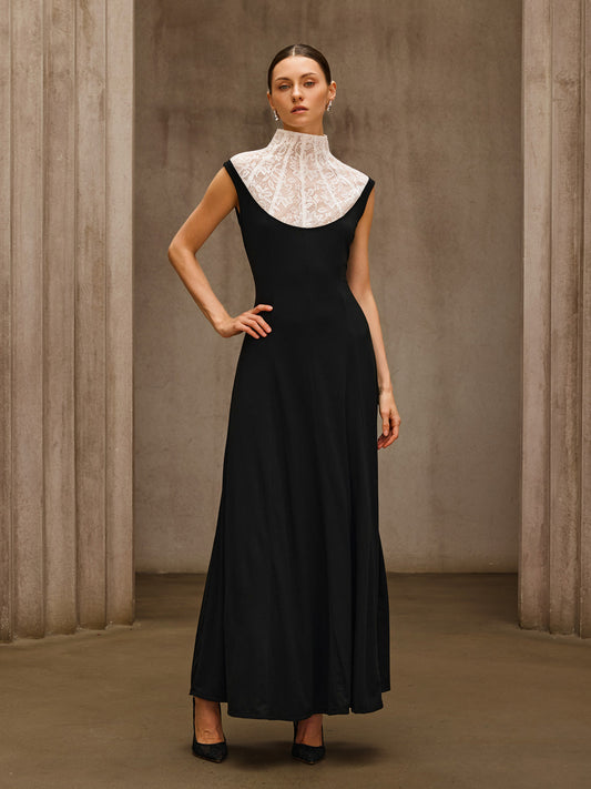 Rosstef Lace Maxi Dress
