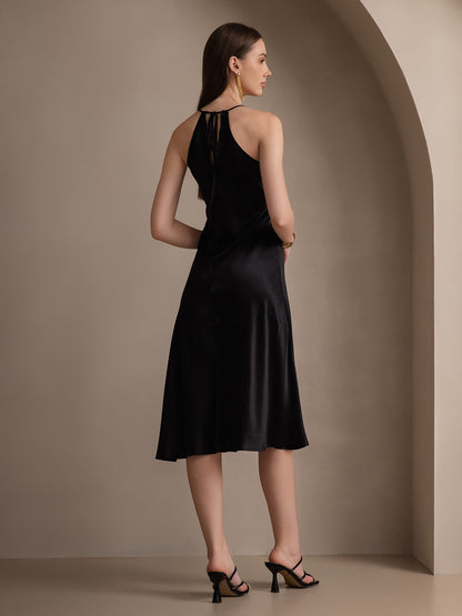 Rosstef 19Momme Silk Spaghetti Straps Maxi GİYİM
