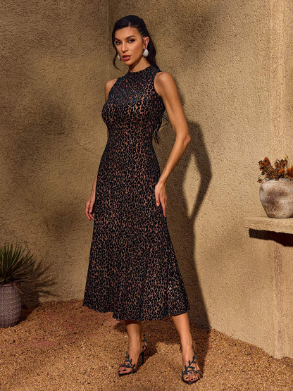 Rosstef Telomeron Leopard Maxi Dress