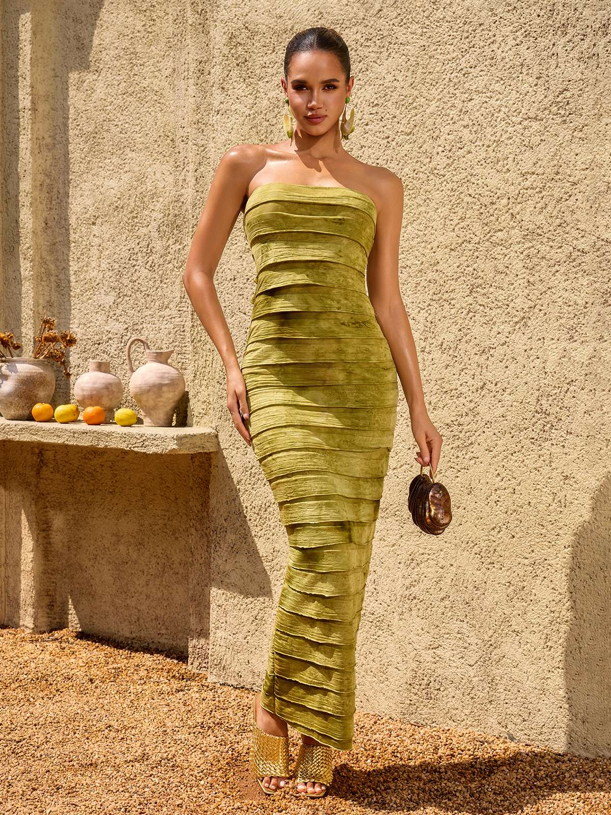 Ulvareth Strapless Maxi Dress