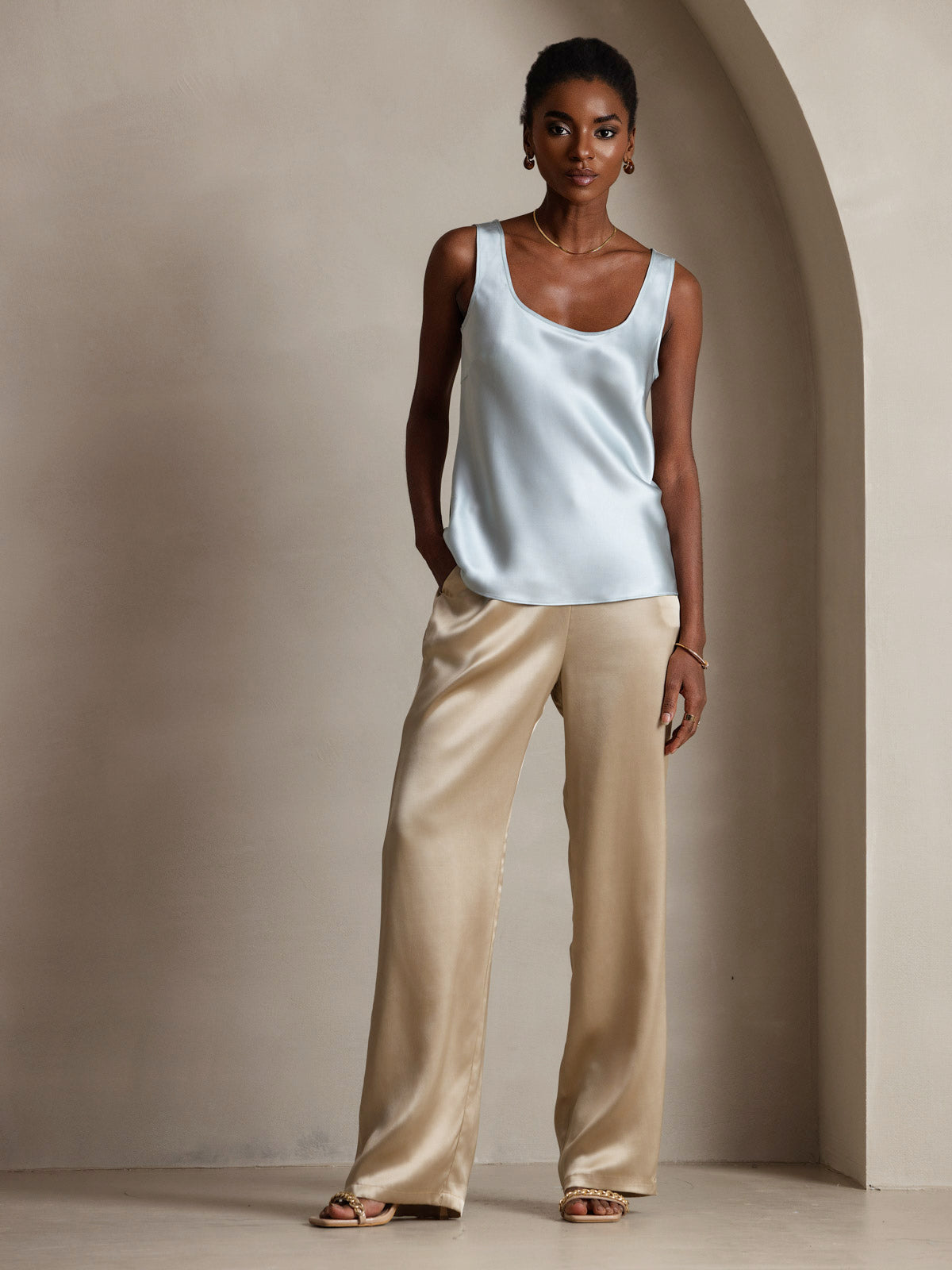 Rosstef Silkless U Neck Kadın Tank Topu