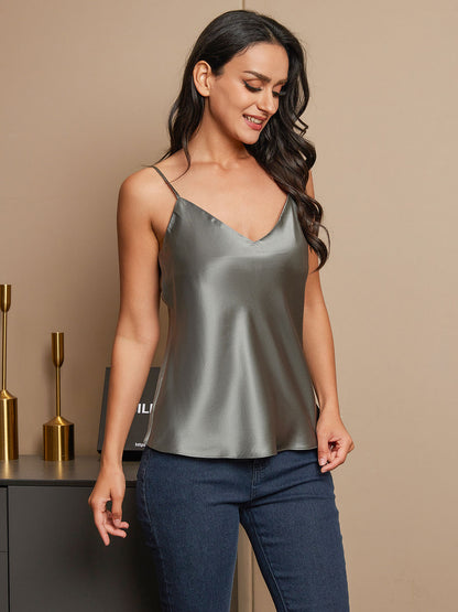 Rosstef 100% Mulberry Silk Spaghetti Strap Camisole