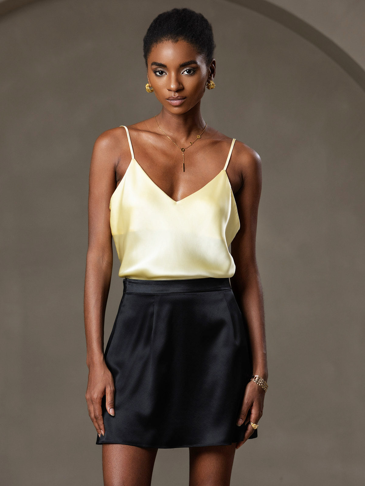 Rosstef Pure Silk Spaghetti Strap Camisole