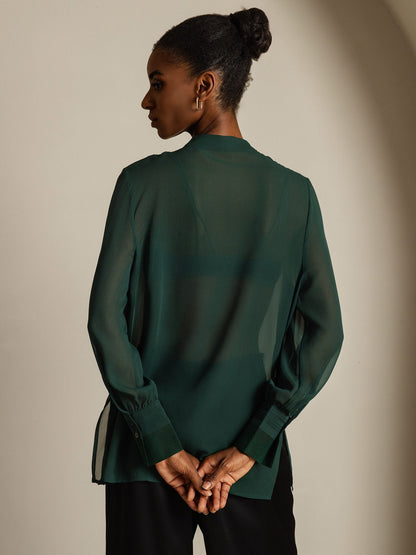 Rosstef Pure Silk Uzun Kollu Çekmece Şirt