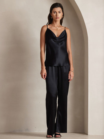Rosstef 19Momme Süt Sövgüler Cowl Neck Camisoles