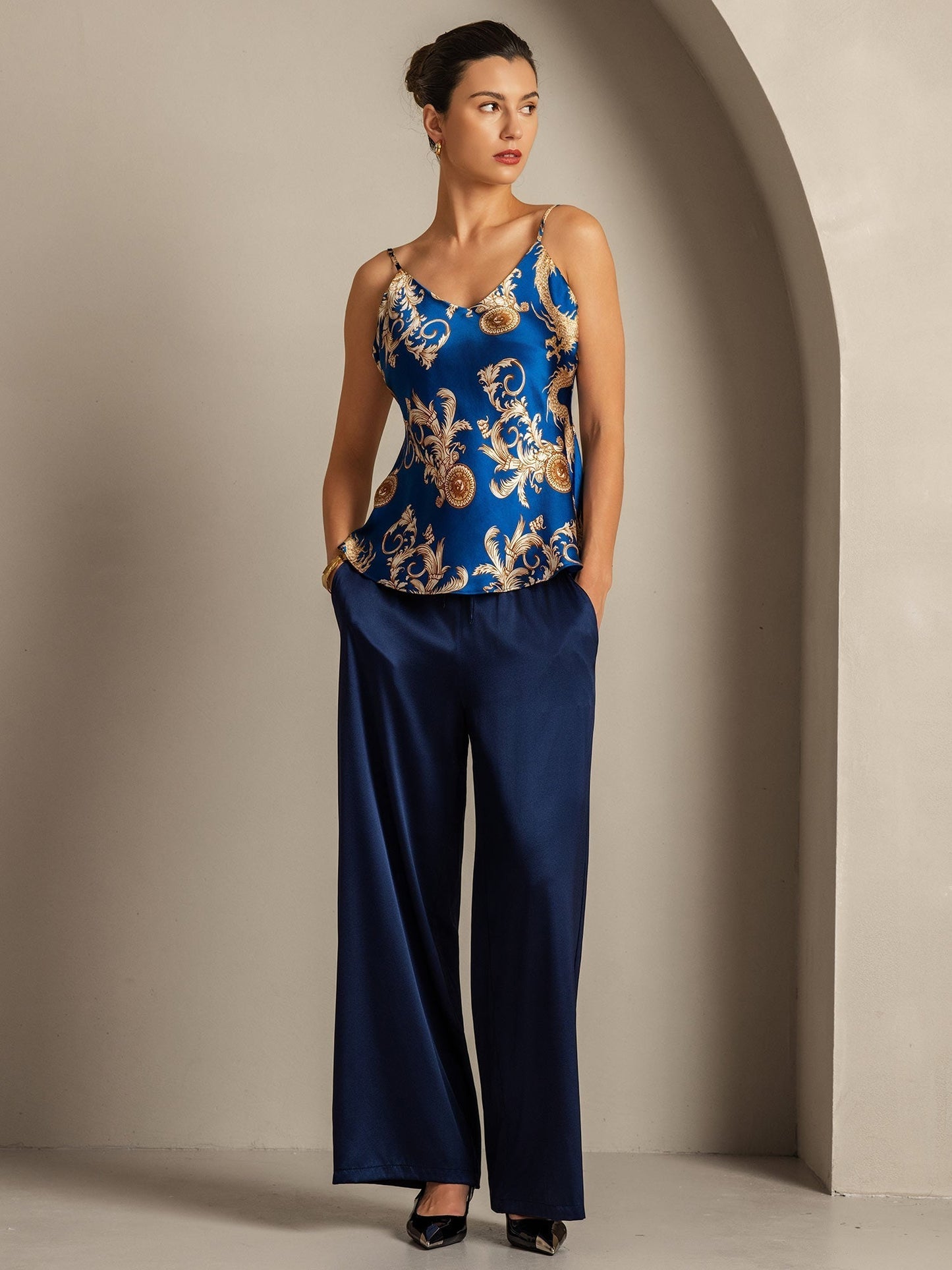Rosstef Dragon Print Camisoles