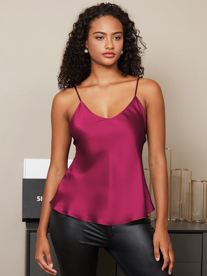 Rosstef 100% Mulberry Silk Spaghetti Strap Camisole