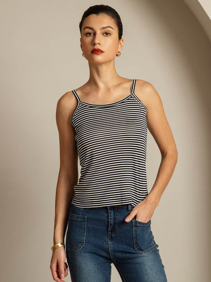 Rosstef Çift Cebeli Süt Kumaş Tank Top