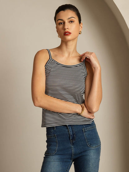 Rosstef Çift Cebeli Süt Kumaş Tank Top