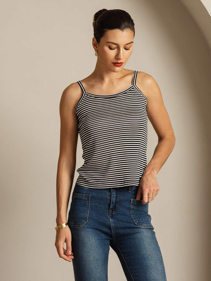 Rosstef Çift Cebeli Süt Kumaş Tank Top