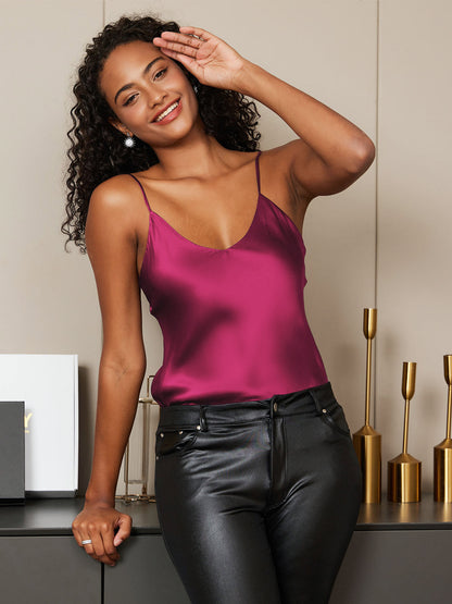 Rosstef 100% Mulberry Silk Spaghetti Strap Camisole