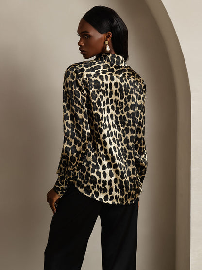 Rosstef 19Momme Kumaş Uzun Cep Long Sleeve Kadın Bluzu