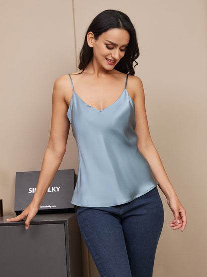 Rosstef 100% Mulberry Silk Spaghetti Strap Camisole