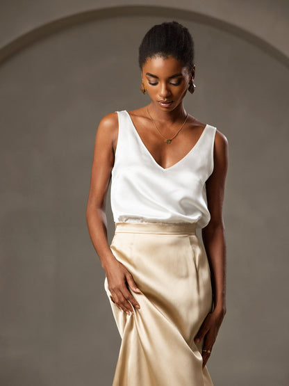Rosstef Silkless V-Neck Tank Top