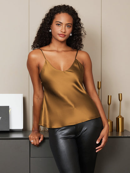 Rosstef 100% Mulberry Silk Spaghetti Strap Camisole