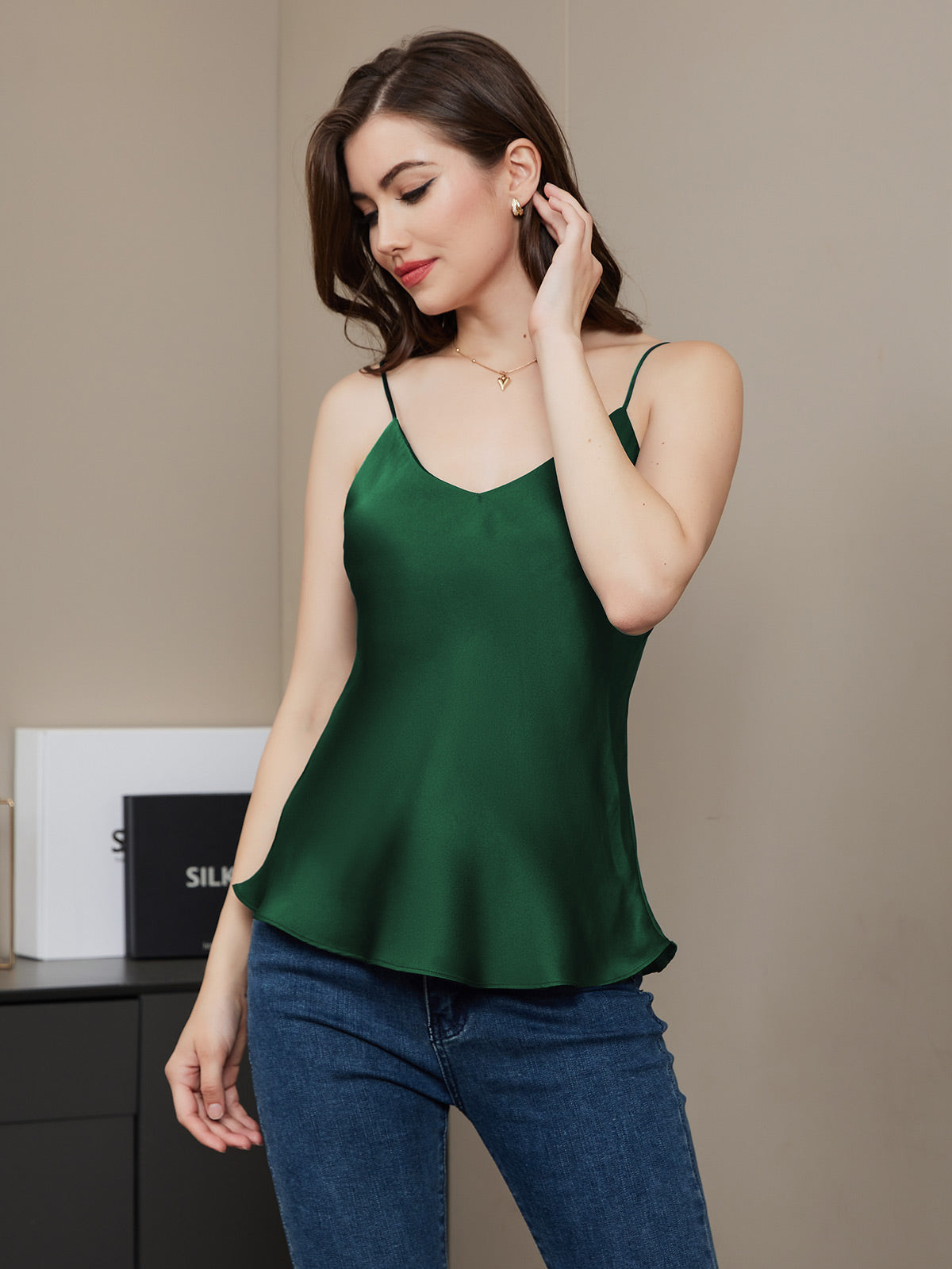 Rosstef 100% Mulberry Silk V Cami