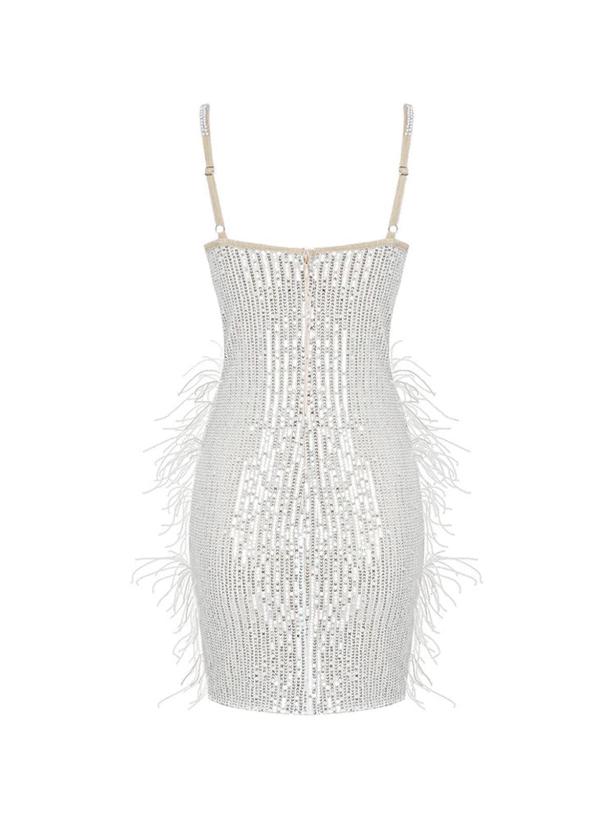 Rosstef Pearl Sequin Mini Dress