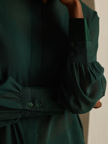 Rosstef Pure Silk Uzun Kollu Çekmece Şirt