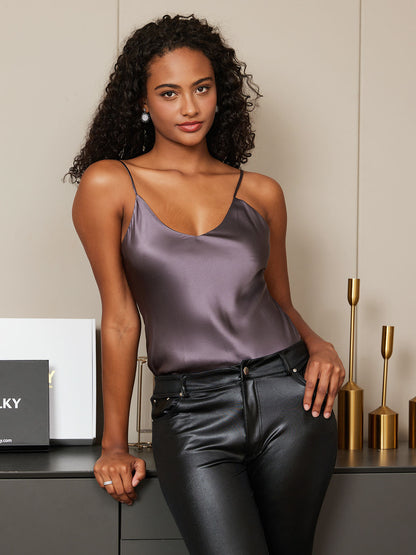 Rosstef 100% Mulberry Silk Spaghetti Strap Camisole