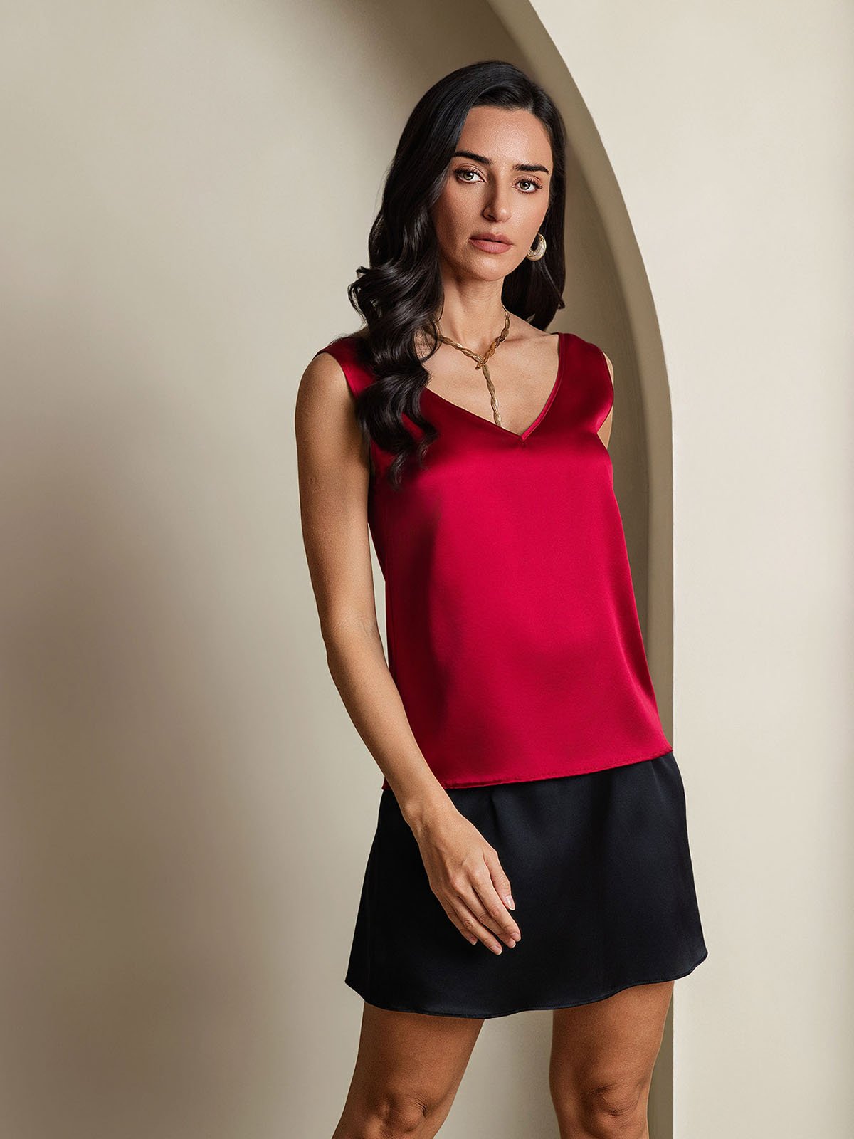 Rosstef Silkless V-Neck Tank Top